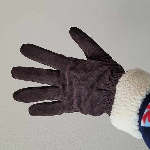Jaclyn Smith Brown Leather Gloves - Picture 6 of 6